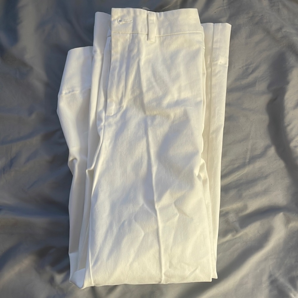 White Frank and Oak Josephine Pants